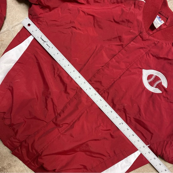 Cincinnati Reds Jacket M Measurement Red Good Condition - Picture 4 of 6